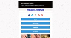 Desktop Screenshot of powerlife.com.br